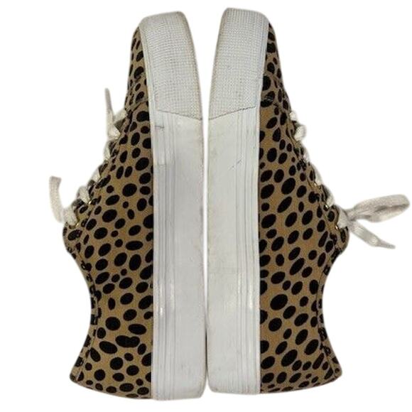 BODEN Flatform Sneakers Natural Cheetah Animal Print Women's Size 10 - 41 - Picture 6 of 11
